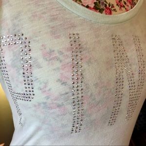 Victoria’s Secret PINK Bling Tee Medium